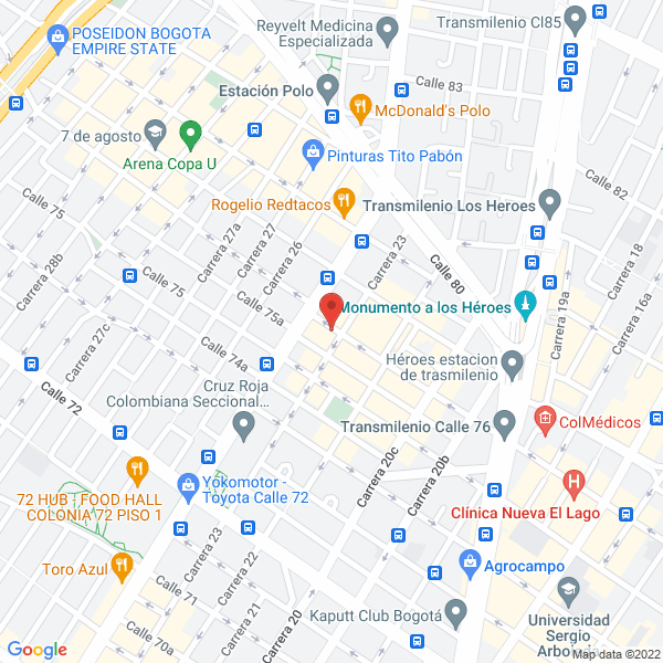 Mapa de Marqueteria El Triangulo