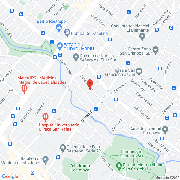 Mapa de Marquez Zamudio & Asociados