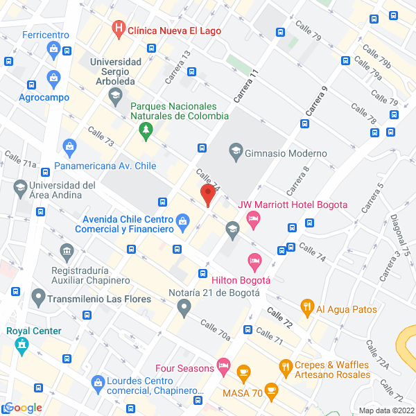 Mapa de Modepca Ltda