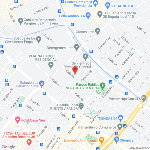 Mapa de Moinsoplas Ltda.