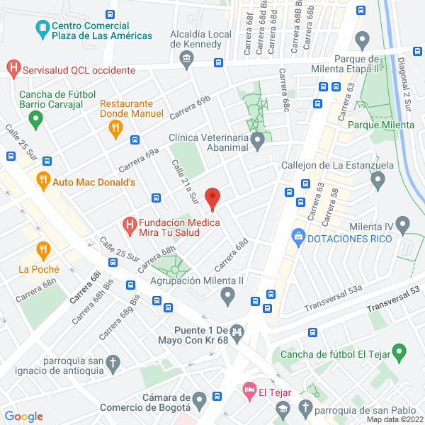 Mapa de Mpq Mapriquím S.A.S.