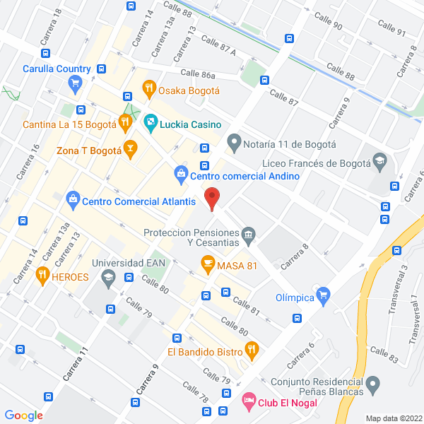 Mapa de Chc Fashion Group S.A.S.