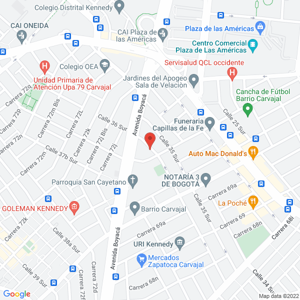 Mapa de Carre Empaques