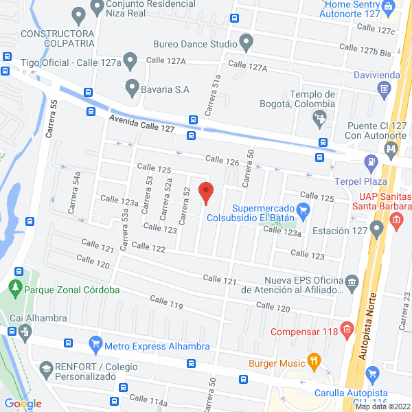 Mapa de Cirumaxilar
