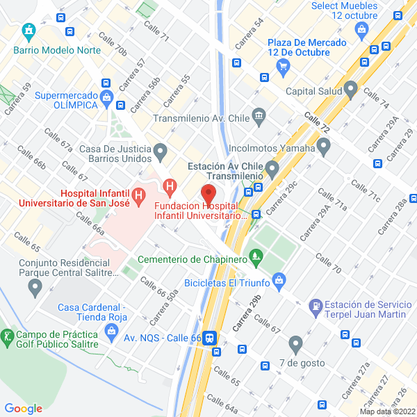 Mapa de Comercializadora Basan Ltda.