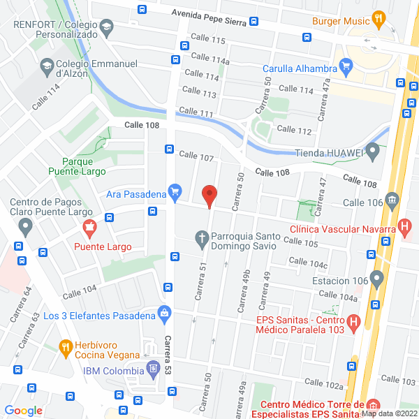 Mapa de Casa Campo Construcciones Ltda.