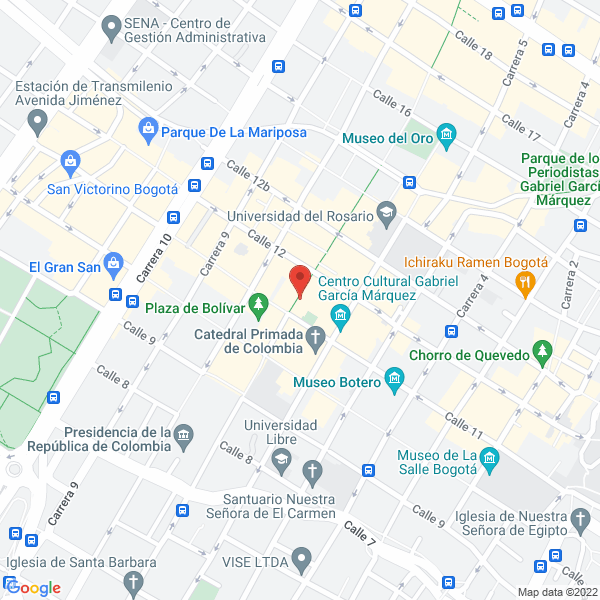 Mapa de Casa Comercial Del Centro