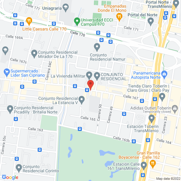 Mapa de Casa Comercial La Instantanea