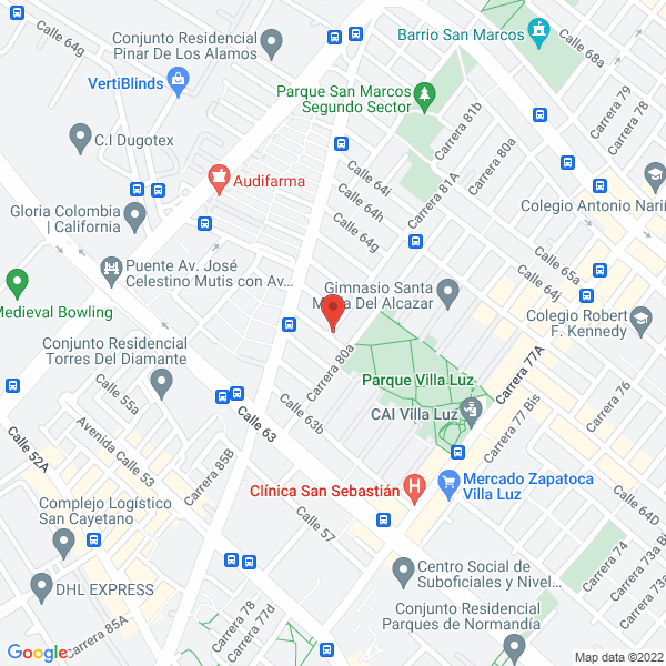 Mapa de Castro Reyes Ingenieros Asociados