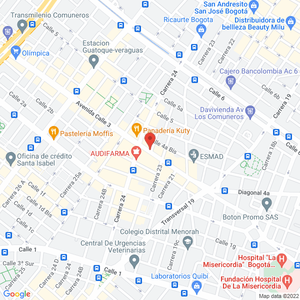 Mapa de Cerrajería La Mona
