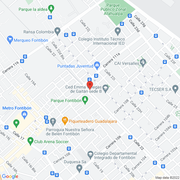 Mapa de Ci .Grocast