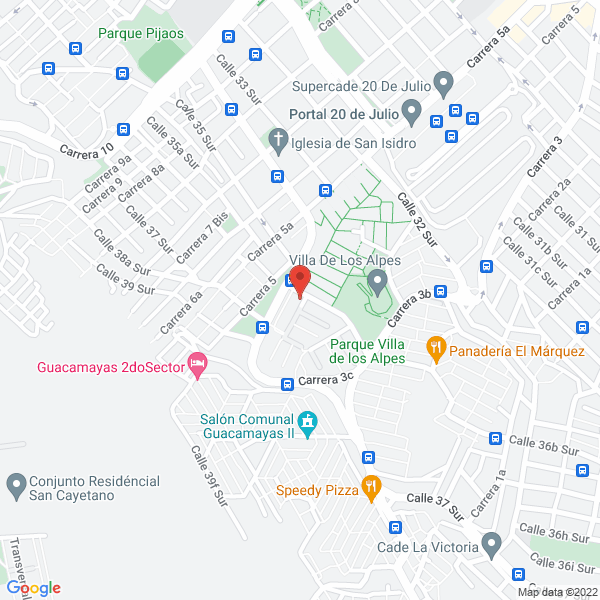 Mapa de Ciberget Computadores