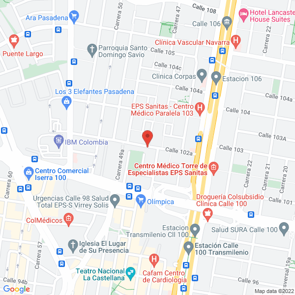 Mapa de Cifuentes & Uribe Ltda.