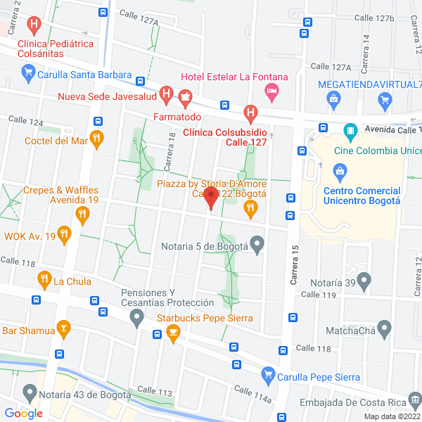 Mapa de Oseamec