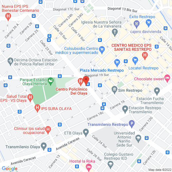 Mapa de Panaderia La Duquesa
