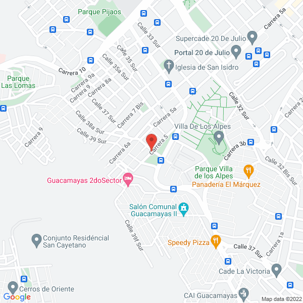 Mapa de Panadería Montelíbano