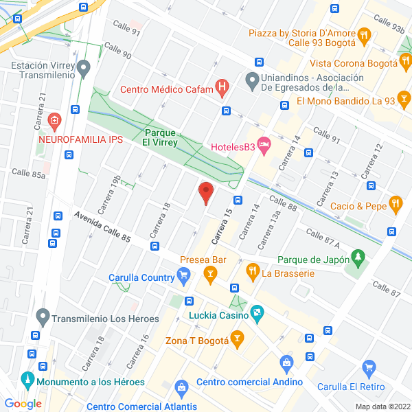 Mapa de Panorama Nacional Agencia De Seguros Ltda. Panaseg