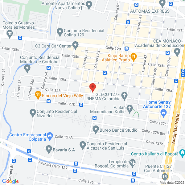 Mapa de Peluqueria Hector Sánchez