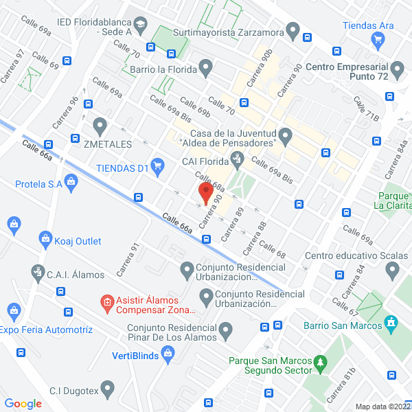 Mapa de Pimarcol S.A.S.