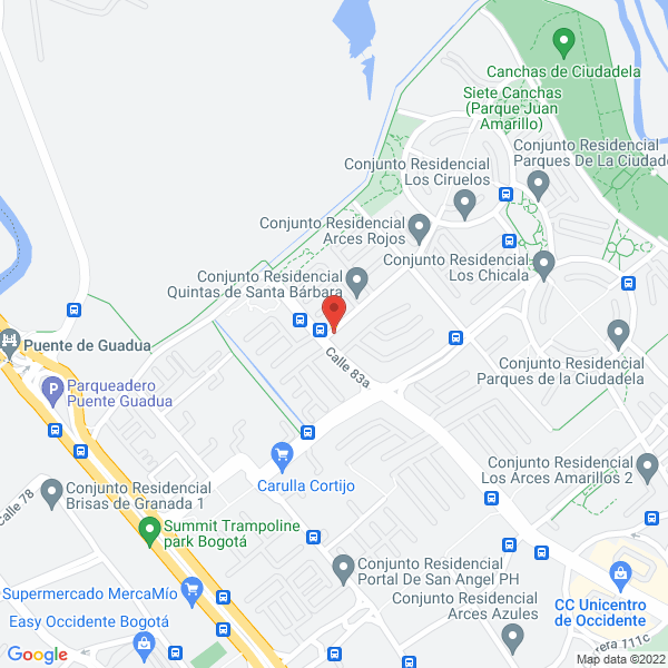 Mapa de Productos Alimenticios San José