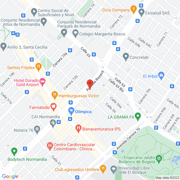 Mapa de Productos Equipos Y Servicios S.A.S. Preqse S.A.S.