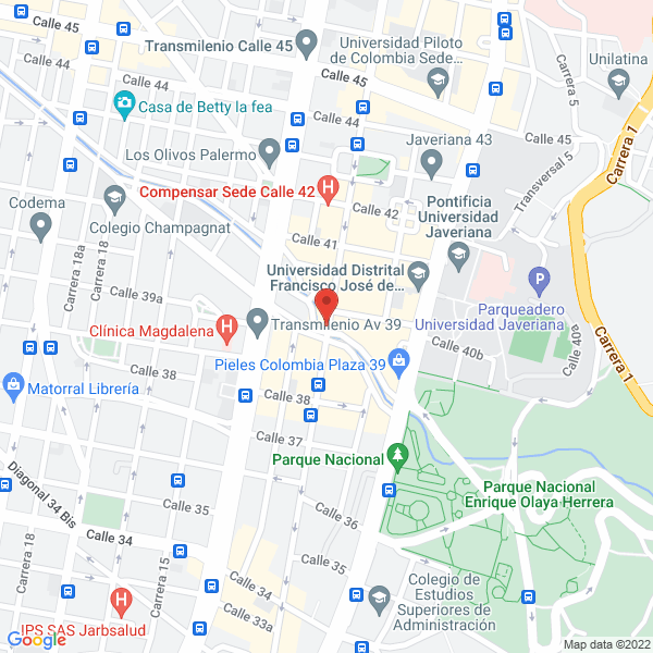 Mapa de Coequimed Ropa De Trabajo Especializada