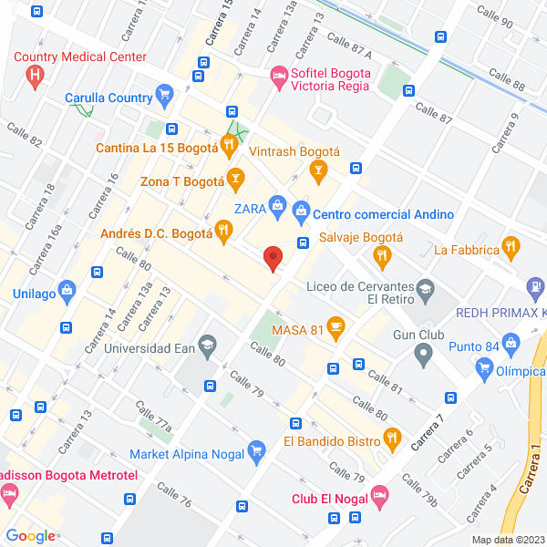 Mapa de Colcredito Prestamos E Inversiones S A S