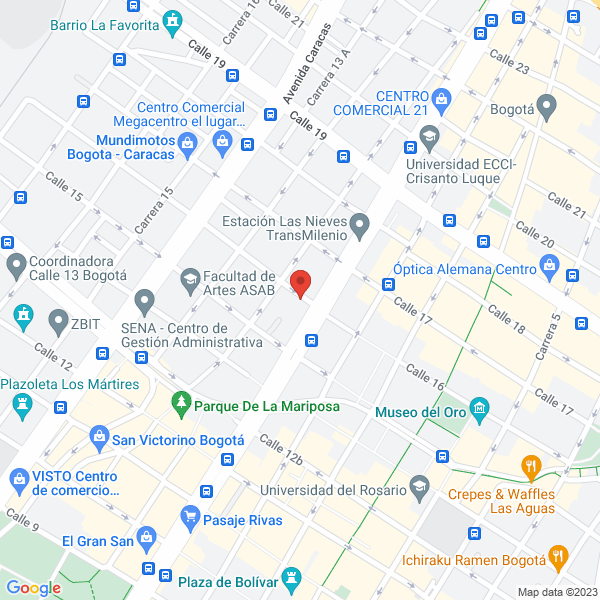 Mapa de Colombiana Electro-Industrial