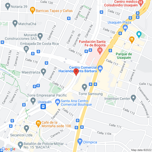 Mapa de Compañía Constructora Sion S.A.S.