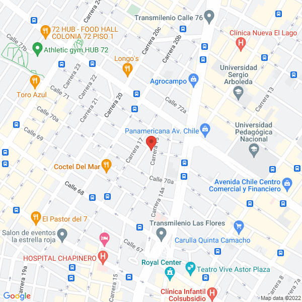 Mapa de Compañía De Vigilancia Los Libertadores Ltda.