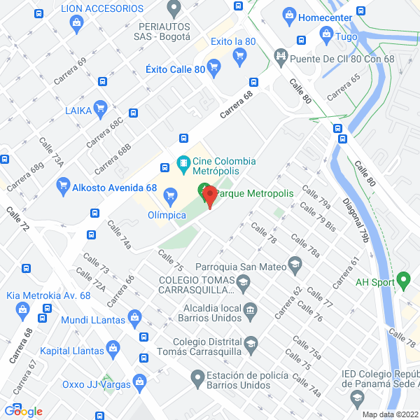 Mapa de Compañía Distribuidora De Mercadeo Ltda.