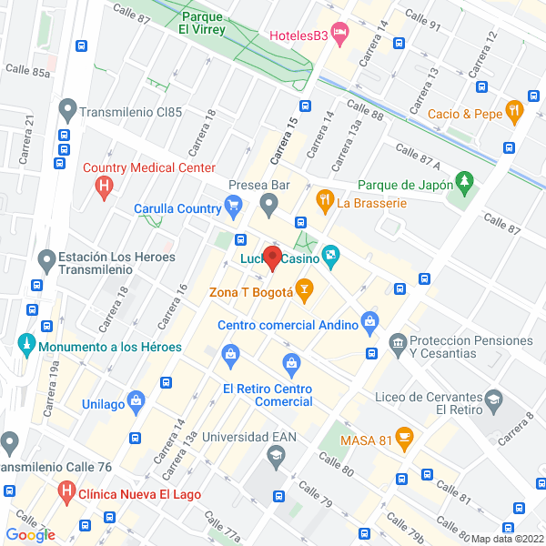 Mapa de Compañía General De Asistencia Técnica Ltda.