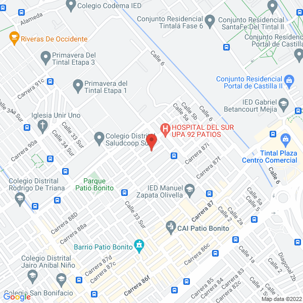 Mapa de Comunicaciones Villa J E.U.