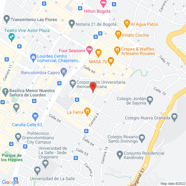 Mapa de Promotora Americas 68 S.A.S.