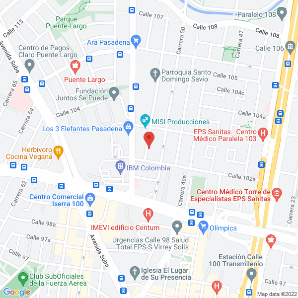 Mapa de Pt Engineering Suplies S.A.
