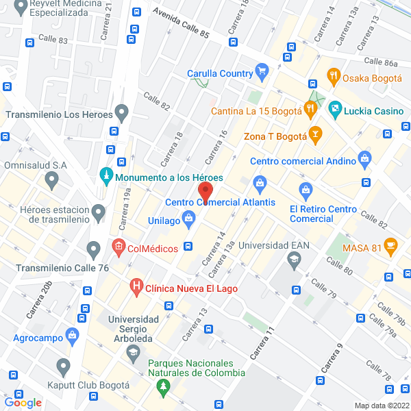 Mapa de Cm&