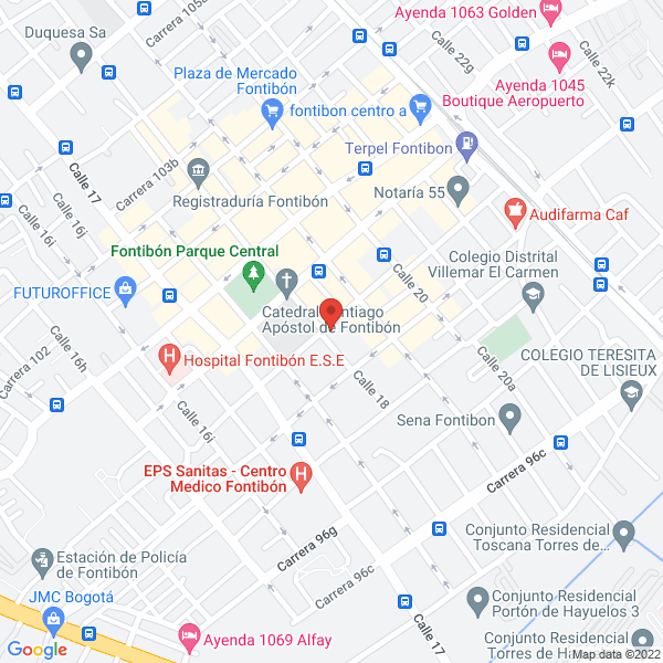 Mapa de Comercializadora Internacional Los Angeles Trade