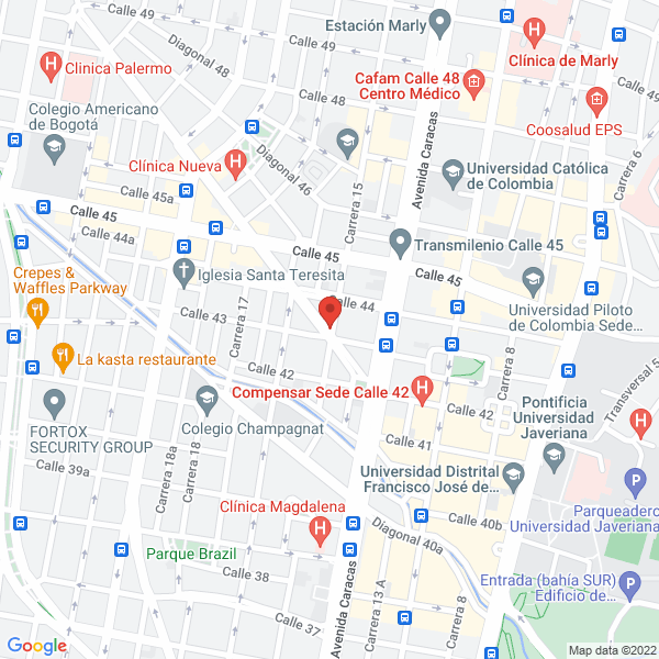 Mapa de Comercializadora Las Vegas 42 Ltda.