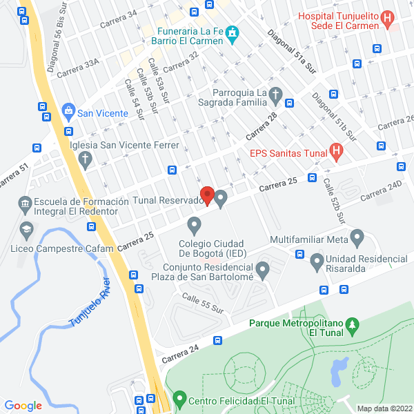 Mapa de Red Veterinaria Barney