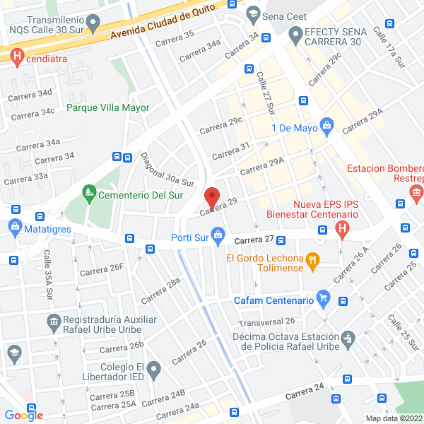 Mapa de Reencol