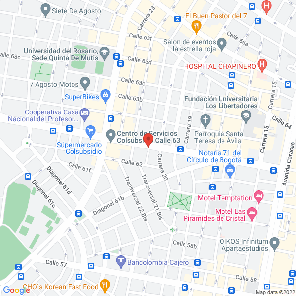 Mapa de Cp Estética Dental