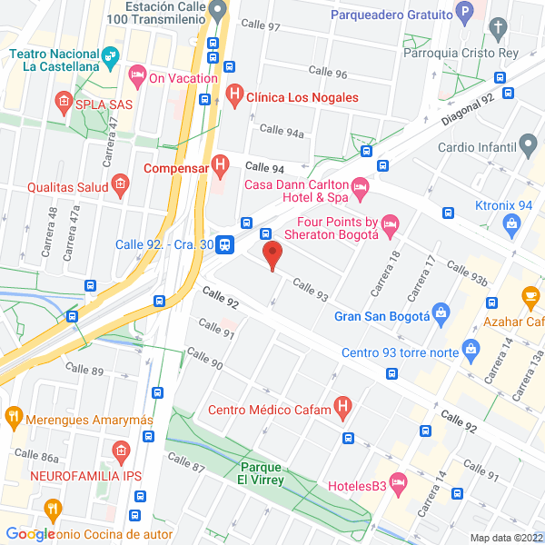 Mapa de Compañía De Investigación Dental