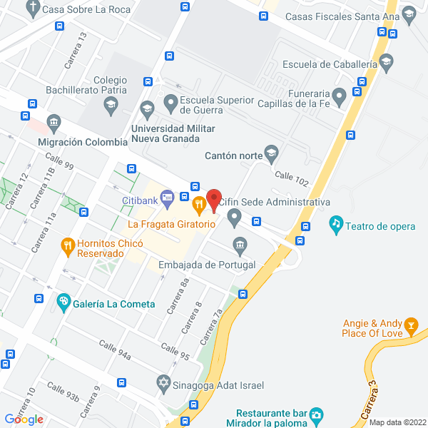 Mapa de Compañia Hernandez Paramo Ltda