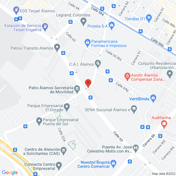 Mapa de Compañia Nacional De Papeles Higienicos S A