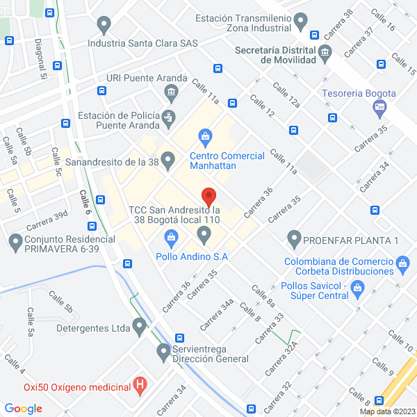 Mapa de Relojeria Silvio