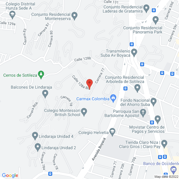 Mapa de Consorcio Columbus