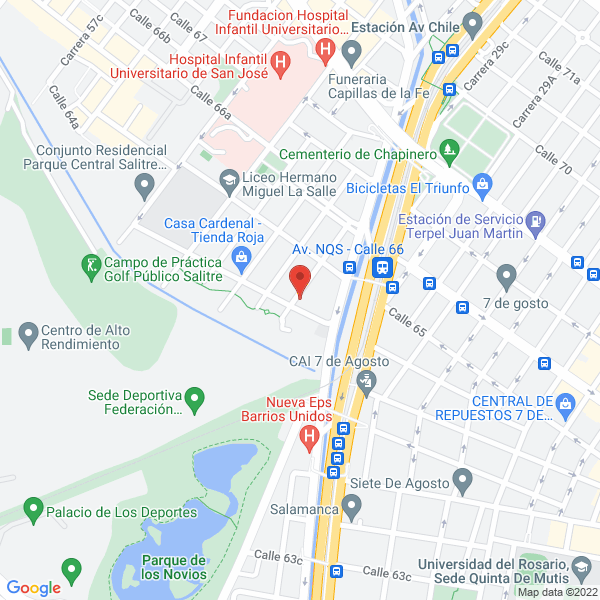 Mapa de Consorcio Cr Ingenieros