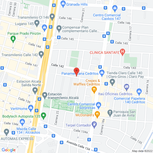 Mapa de Consorcio Desarrollo Urbano