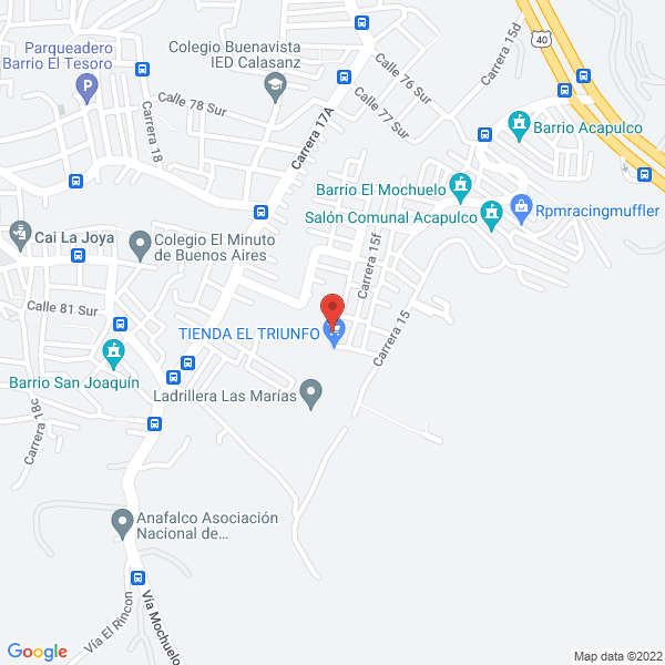 Mapa de Construcción Hno. Arnulfo Romero