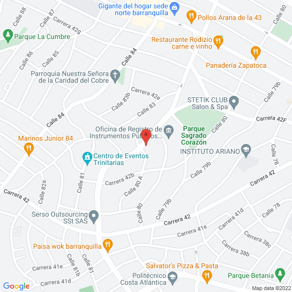 Map of Construtel